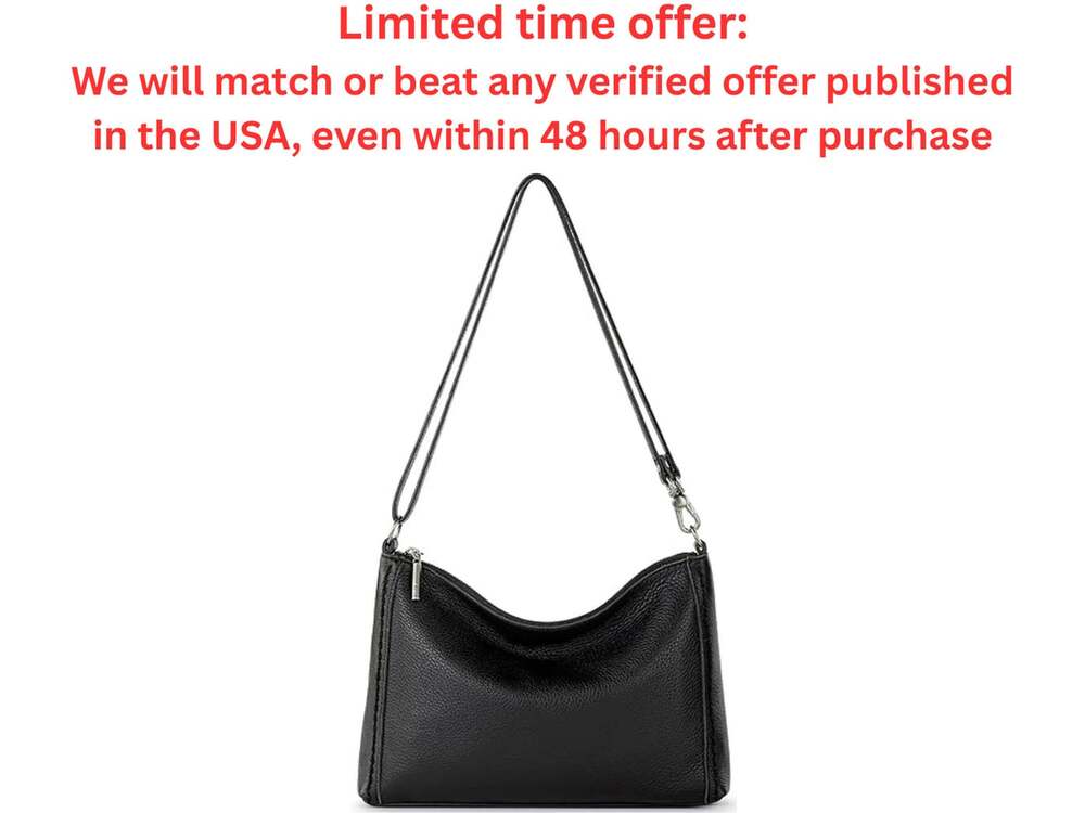 The Sak Black Lumi & Convertible Leather Crossbody Bag - Best Clearance Sale